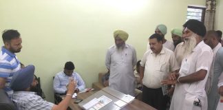 माल मंत्री गुरप्रीत कांगड़ ने संगत दर्शन दौरान लोगों की समस्याओं का किया निपटारा गाँव की पंचायतों को बाँटें पीने वाले पानी की टैंकियां