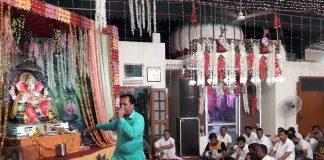 गणेश उत्सव के में उमड़ा श्रद्धालुओं का सैलाब