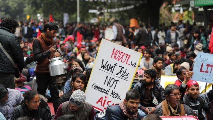 India-Unemployment-Protest