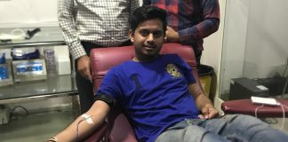 बठिंडा की तरफ से एमरजेंसी रक्तदान यूनिट की ओर एक यूनिट रक्तदान करवाया