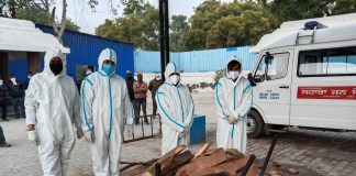 दो कोरोना पॉजिटिव की मौत सहारा ने किया संस्कार