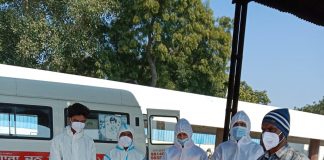 कोरोना से 2 व्यक्तियों की मौत, सहारा की कोरोना वारियर्स टीम ने किया अंतिम संस्कार