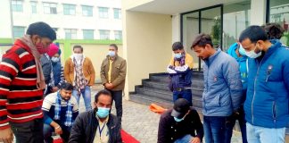 गुजरात गैस प्लांट के वर्करज को दी फस्र्ट एड की ट्रेनिंग