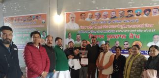 प्रधानमंत्री नरेंद्र मोदी जी के 5 जनवरी को पंजाब की धरती पर आने की ख़ुशी में लगाया विशाल रक्तदान कैंप