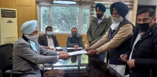 विधान सभा हलका बठिंडा देहाती से अकाली-बसपा उम्मीदवार प्रकाश सिंह भट्टी ने भरे नामांकन पत्र