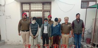रेलवे कालोनी में चोरियां करने वाले गिरोह के तीन सदस्य गिरफ्तार, दो फरार