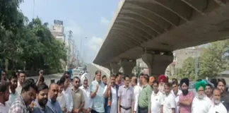 लुधियाना में एलिवेटेड रोड का भाजपाइयों ने किया उद्घाटन, भाई बाला चौक से सिधवां नहर तक शुरू हुआ ट्रैफिक