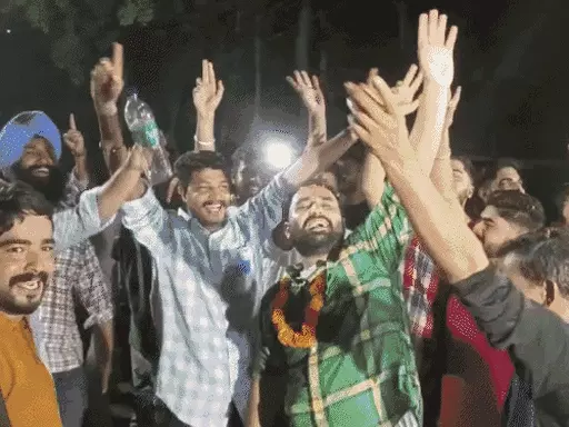 पंजाब यूनिवर्सिटी छात्र संघ चुनाव में NSUI के जतिंदर सिंह जीते
